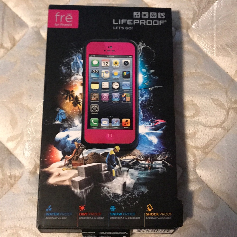 iPhone 5 fre lifeproof case